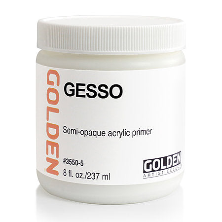 WHITE GESSO 16OZ GOLDEN